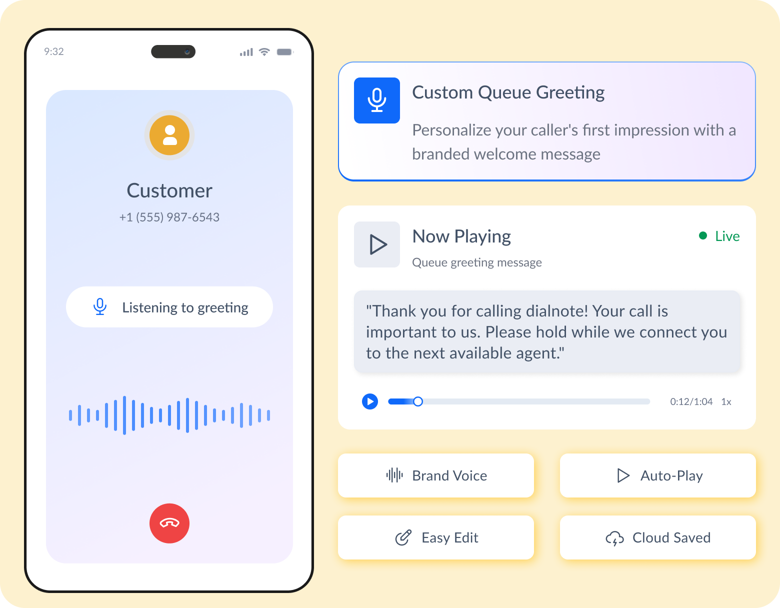 Custom Queue Greeting